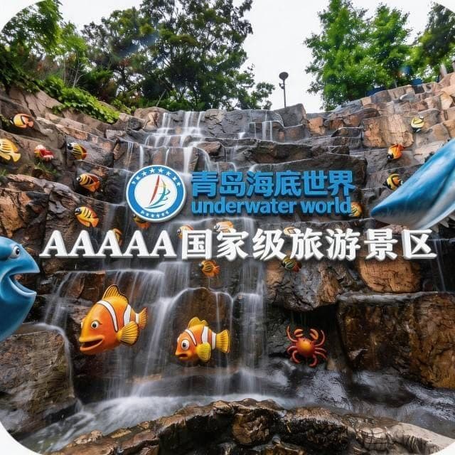 青岛海底世界现场图片