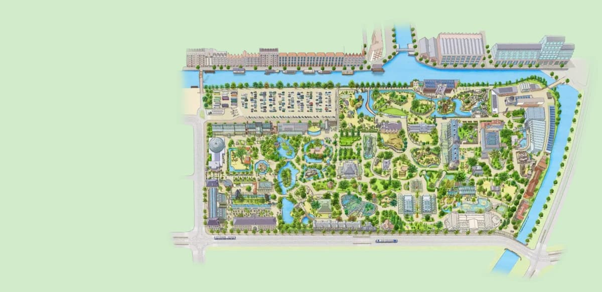 阿姆斯特丹皇家动物园 ARTIS园区地图